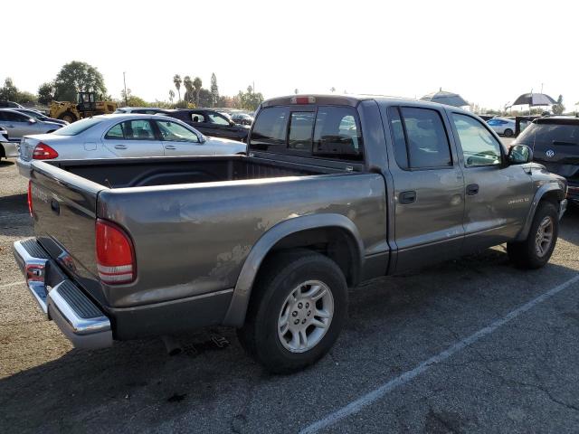 1B7HL48N52S642657 - 2002 DODGE DAKOTA QUA GRAY photo 3