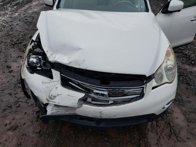 JN1AJ0HR5CM452109 - 2012 INFINITI EX35 BASE Սպիտակ լուսանկար 11