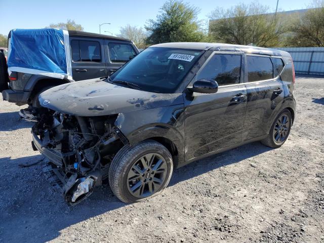 KNDJ33AU4M7739996 - 2021 KIA SOUL EX BLACK photo 1