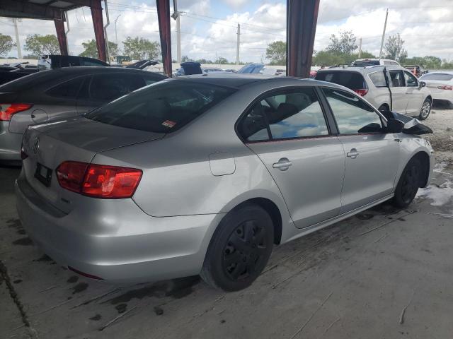 3VW2K7AJ1EM327611 - 2014 VOLKSWAGEN JETTA BASE 银色 照片 3