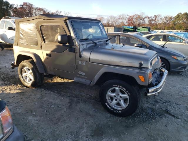 1J4FA39S86P713798 - 2006 JEEP WRANGLER X TAN photo 4