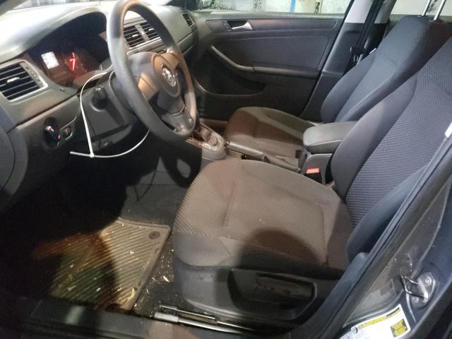 3VW2K7AJXEM418635 - 2014 VOLKSWAGEN JETTA BASE GRAY photo 7