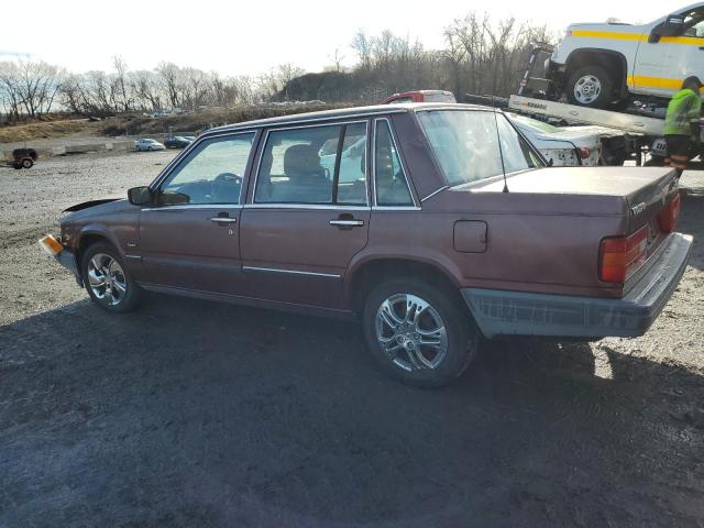 YV1FA884XL3414171 - 1990 VOLVO 740 BASE RED photo 2