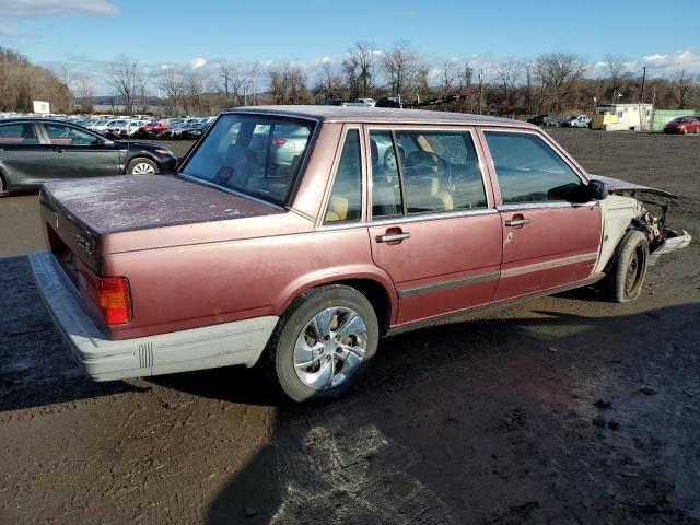 YV1FA884XL3414171 - 1990 VOLVO 740 BASE RED photo 3