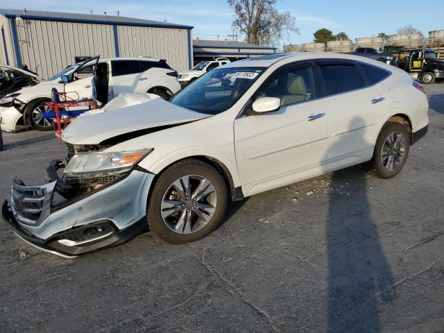 5J6TF2H53EL002185 - 2014 HONDA CROSSTOUR WHITE photo 1