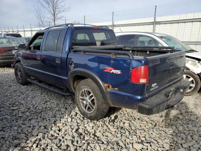 1GCDT13X83K124999 - 2003 CHEVROLET S TRUCK S1 BLUE photo 2