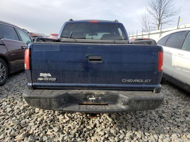 1GCDT13X83K124999 - 2003 CHEVROLET S TRUCK S1 BLUE photo 6