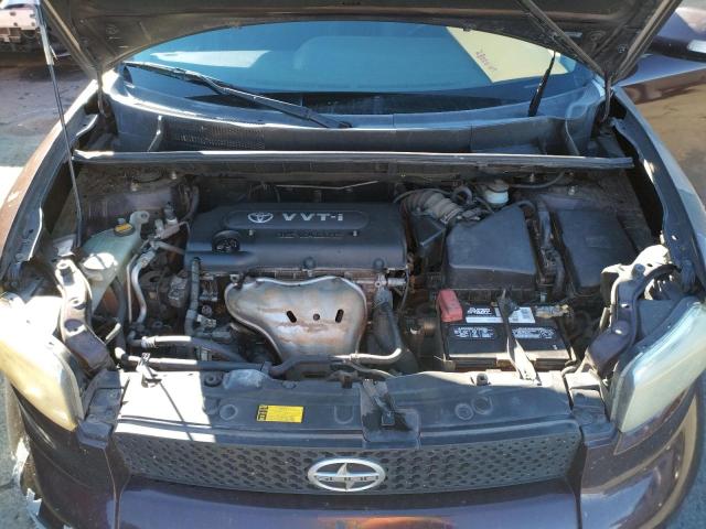 JTLKE50E281043462 - 2008 TOYOTA SCION BURGUNDY photo 11