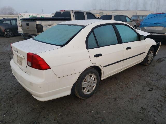 2HGES16364H546991 - 2004 HONDA CIVIC DX V WHITE photo 3