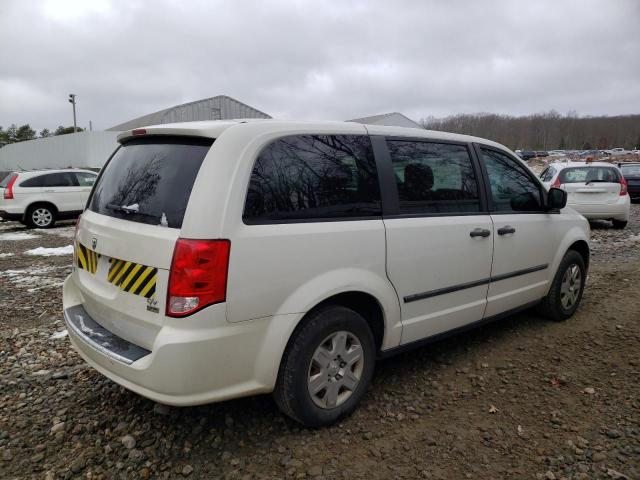 2C4JDGAG9CR279794 - 2012 DODGE RAM VAN WHITE photo 3