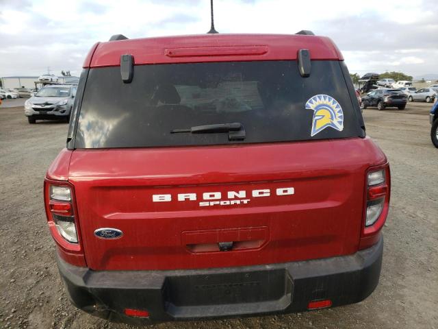 3FMCR9B60MRA95086 - 2021 FORD BRONCO SPO RED photo 6