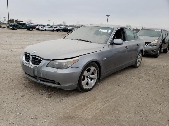 WBANE53556CK85830 - 2006 BMW 5 SERIES GRAY photo 1