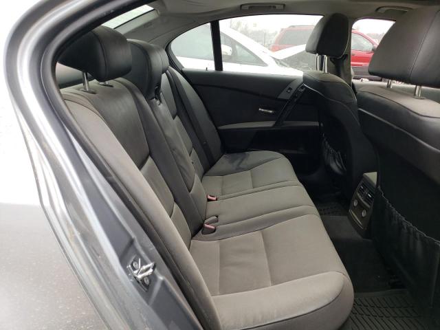 WBANE53556CK85830 - 2006 BMW 5 SERIES GRAY photo 10