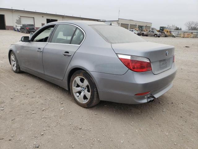 WBANE53556CK85830 - 2006 BMW 5 SERIES GRAY photo 2