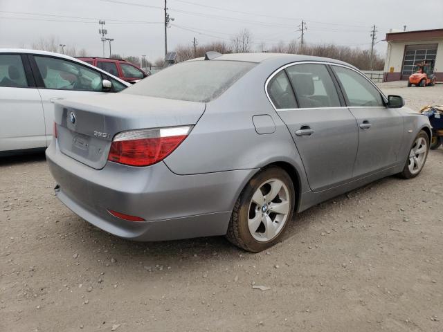 WBANE53556CK85830 - 2006 BMW 5 SERIES GRAY photo 3