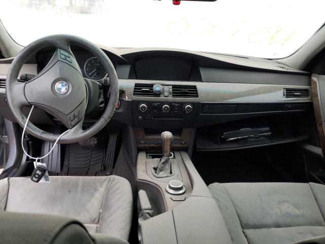 WBANE53556CK85830 - 2006 BMW 5 SERIES GRAY photo 8