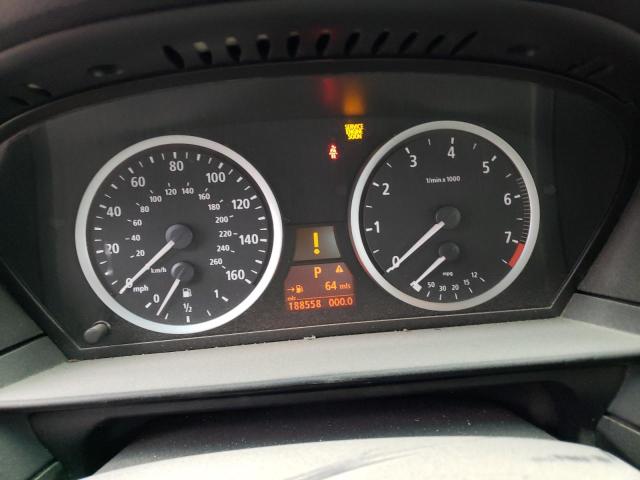 WBANE53556CK85830 - 2006 BMW 5 SERIES GRAY photo 9