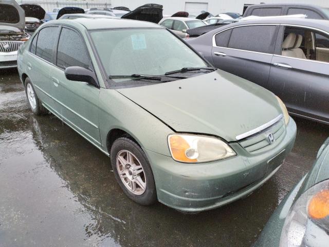 1HGEN265X3L000338 - 2003 HONDA CIVIC GX GREEN photo 4