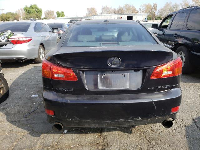 JTHCK262972012995 - 2007 LEXUS IS 250 BLACK photo 6