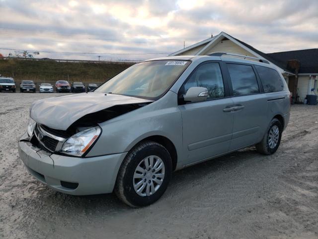 KNDMG4C75C6446689 - 2012 KIA SEDONA LX SILVER photo 1