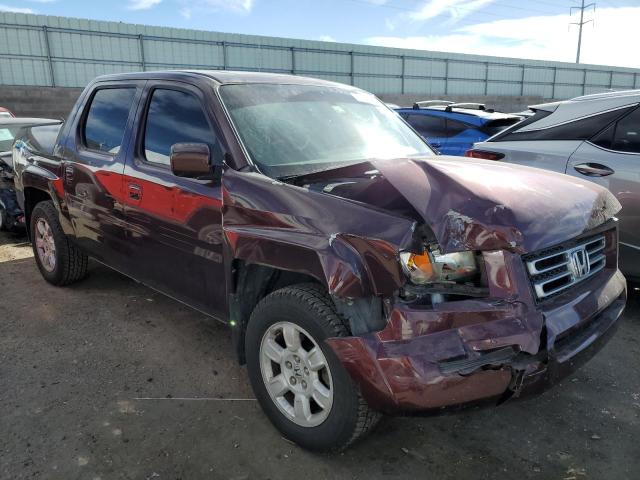 2HJYK16537H544922 - 2007 HONDA RIDGELINE MAROON photo 4