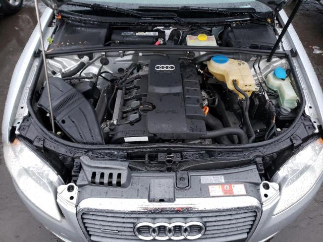 WAUKF78E07A257225 - 2007 AUDI A4 2.0T AV SILVER photo 11