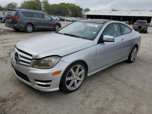 WDDGJ5HB6CF926618 - 2012 MERCEDES-BENZ C 350 SILVER photo 1