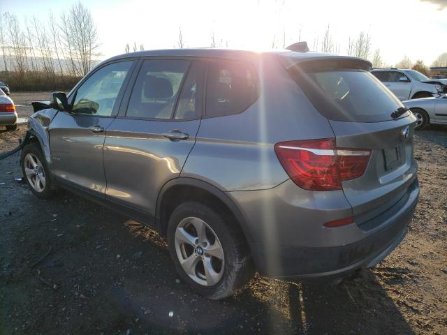 5UXWX5C52BLW14221 - 2011 BMW X3 XDRIVE2 SILVER photo 2