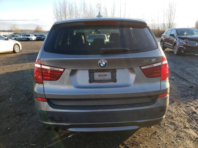 5UXWX5C52BLW14221 - 2011 BMW X3 XDRIVE2 SILVER photo 6