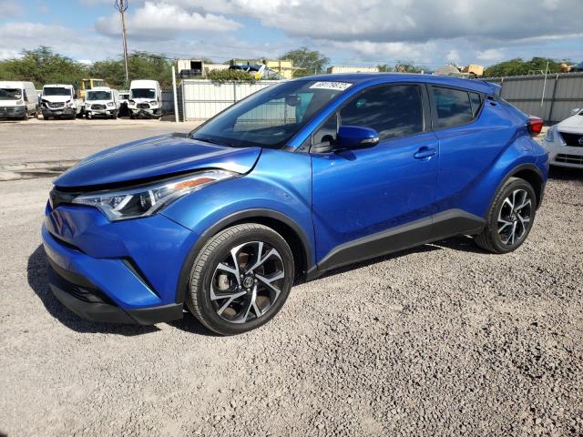 NMTKHMBX2JR052505 - 2018 TOYOTA C-HR XLE BLUE photo 1