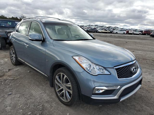 JN1BJ0RR5HM400098 - 2017 INFINITI QX50 BLUE photo 4