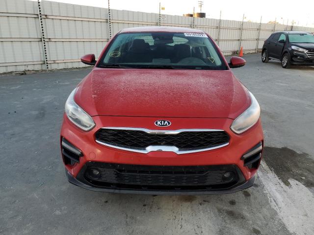 3KPF34AD5KE136838 - 2019 KIA FORTE GT L MAROON photo 5