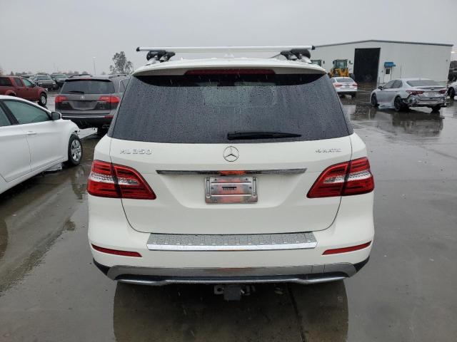 4JGDA5HB2CA012632 - 2012 MERCEDES-BENZ ML 350 4MA WHITE photo 6