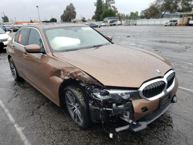 WBA5R1C57KAK07679 - 2019 BMW 330I BROWN photo 1