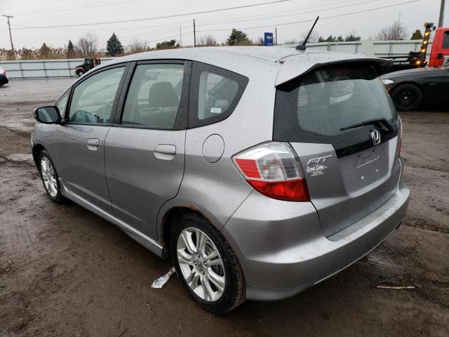 JHMGE88449S032083 - 2009 HONDA FIT SPORT SILVER photo 2