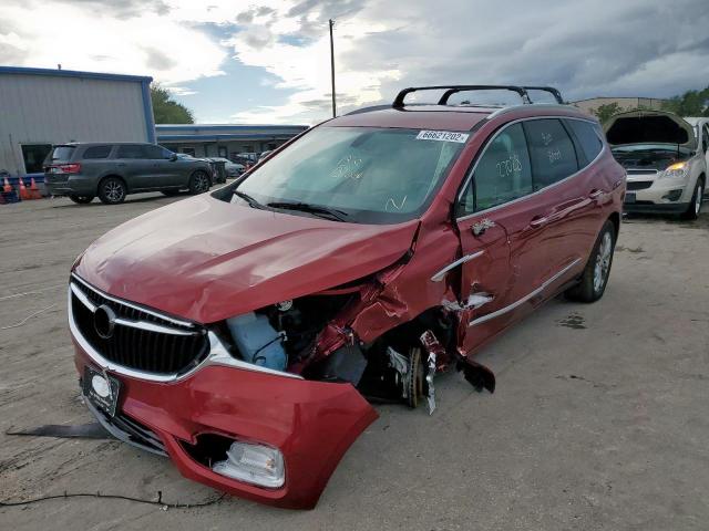 5GAERBKW1JJ235450 - 2018 BUICK ENCLAVE ES 红色 照片 2