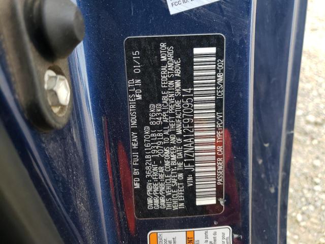 JF1ZNAA12F9709514 - 2015 TOYOTA SCION FR-S BLUE photo 12