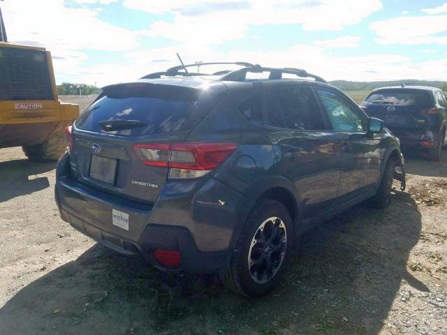 JF2GTAAC6M9319054 - 2021 SUBARU CROSSTREK GRAY photo 4