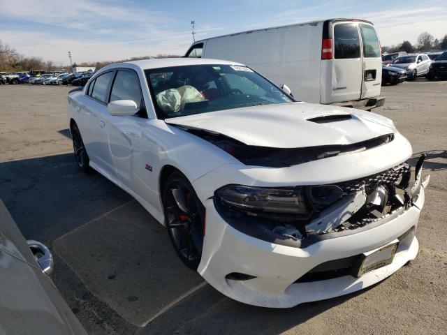 2C3CDXGJ6KH553280 - 2019 DODGE CHARGER SC WHITE photo 4