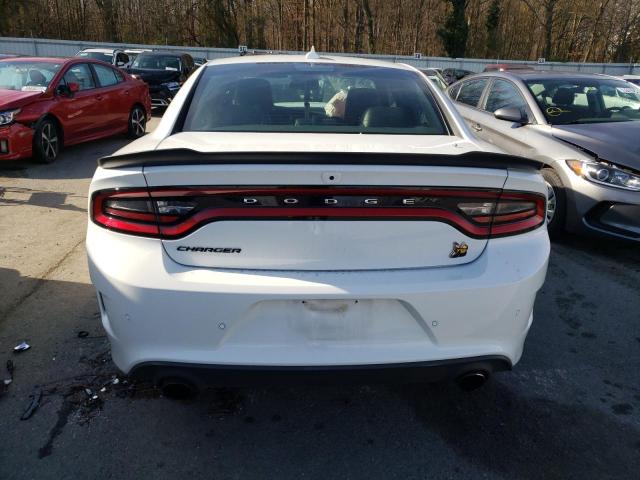 2C3CDXGJ6KH553280 - 2019 DODGE CHARGER SC WHITE photo 6