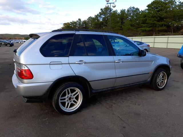 WBAFB33571LH08386 - 2001 BMW X5 SILVER photo 3