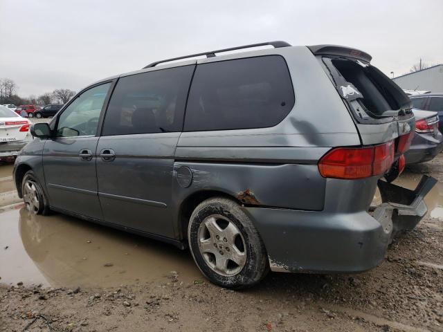 2HKRL186X1H618279 - 2001 HONDA ODYSSEY EX GRAY photo 2