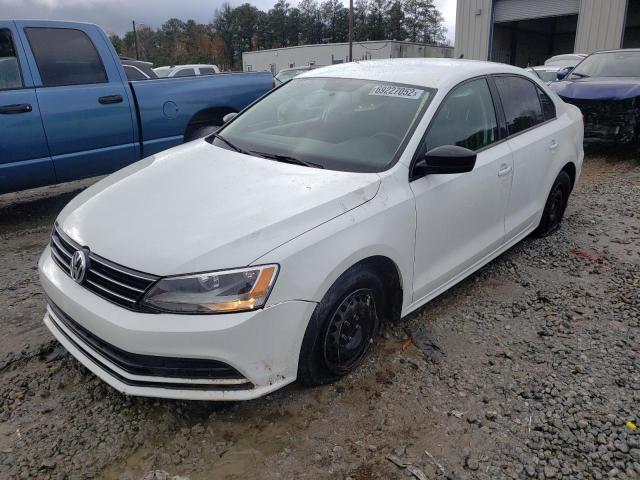 3VW2K7AJ2FM348873 - 2015 VOLKSWAGEN JETTA BASE 白色 照片 1