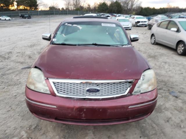 1FAFP28156G105251 - 2006 FORD FIVE HUNDR BURGUNDY photo 5