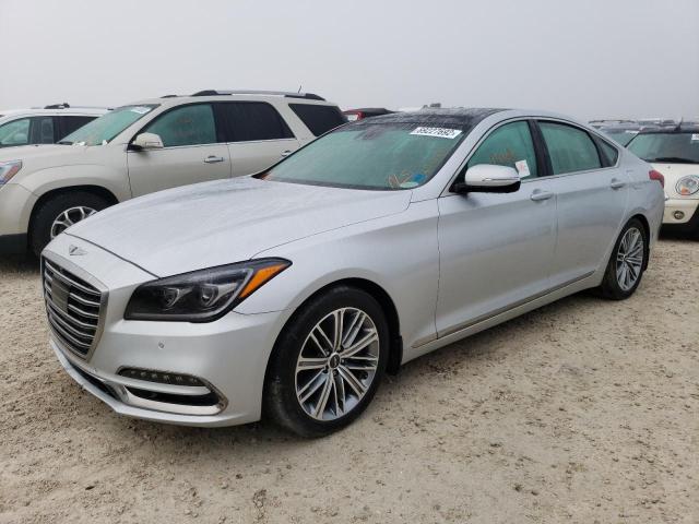 KMHGN4JE3JU239744 - 2018 GENESIS G80 BASE SILVER photo 1