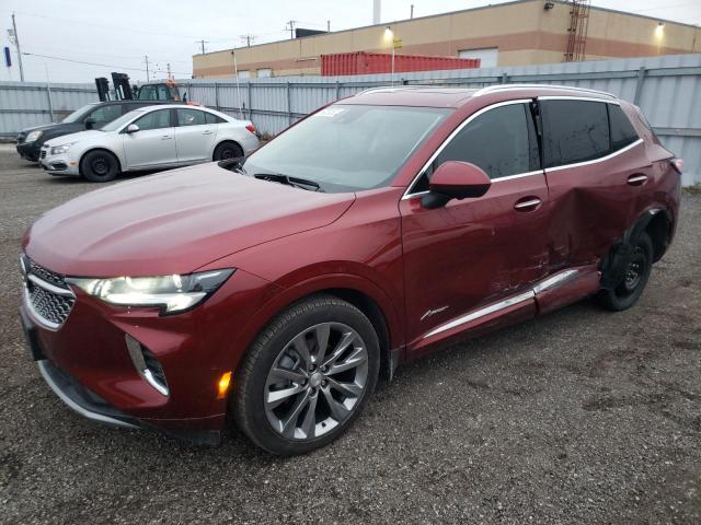 LRBFZSR49MD184532 - 2021 BUICK ENVISION A BURGUNDY photo 1