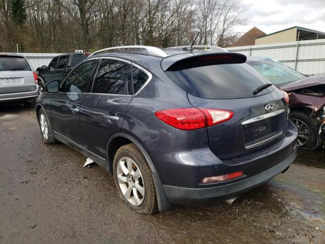 JN1AJ0HR6AM755560 - 2010 INFINITI EX35 BASE BLUE photo 2