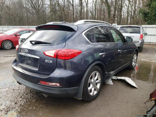 JN1AJ0HR6AM755560 - 2010 INFINITI EX35 BASE BLUE photo 3