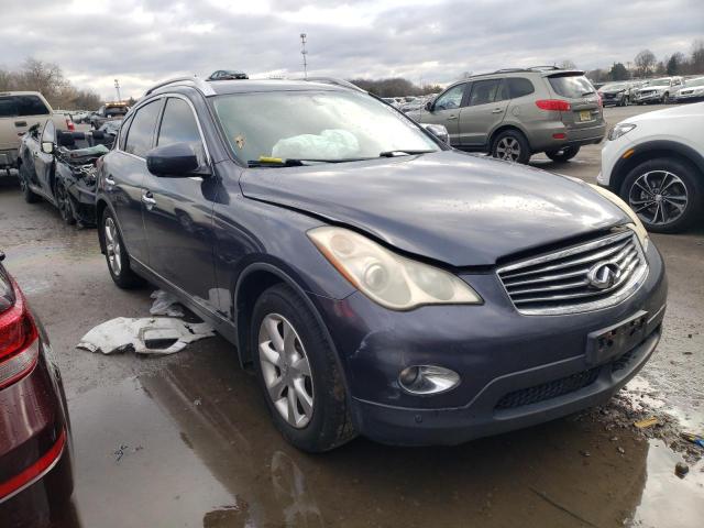 JN1AJ0HR6AM755560 - 2010 INFINITI EX35 BASE BLUE photo 4