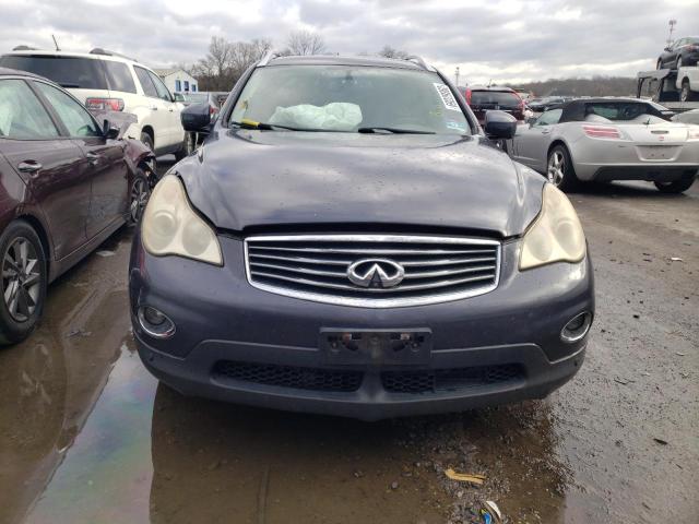 JN1AJ0HR6AM755560 - 2010 INFINITI EX35 BASE BLUE photo 5